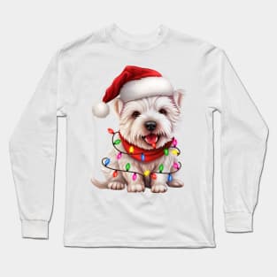 Christmas West Highland White Terrier Long Sleeve T-Shirt